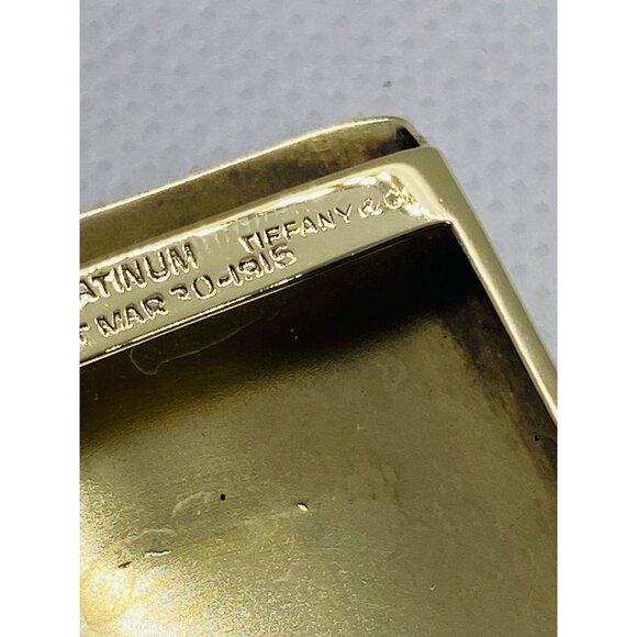 Tiffany & Co 14K 585 Platinum Belt Buckle